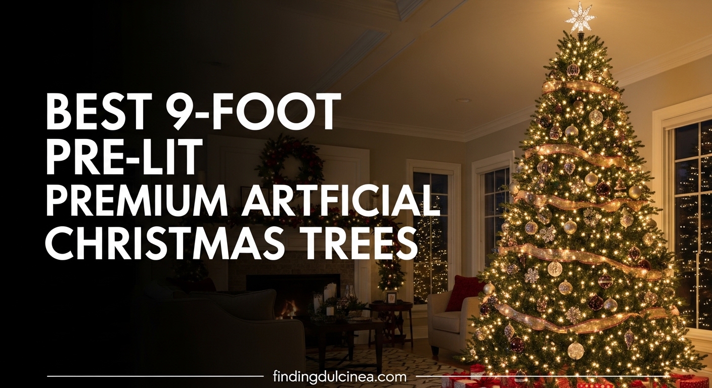 Best 9-Foot Pre-Lit Premium Artificial Christmas Trees