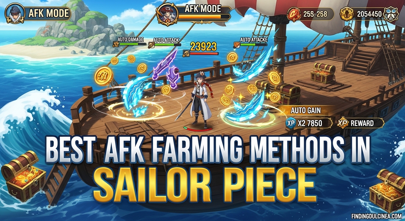 Best AFK Farming Methods in Sailor Piece