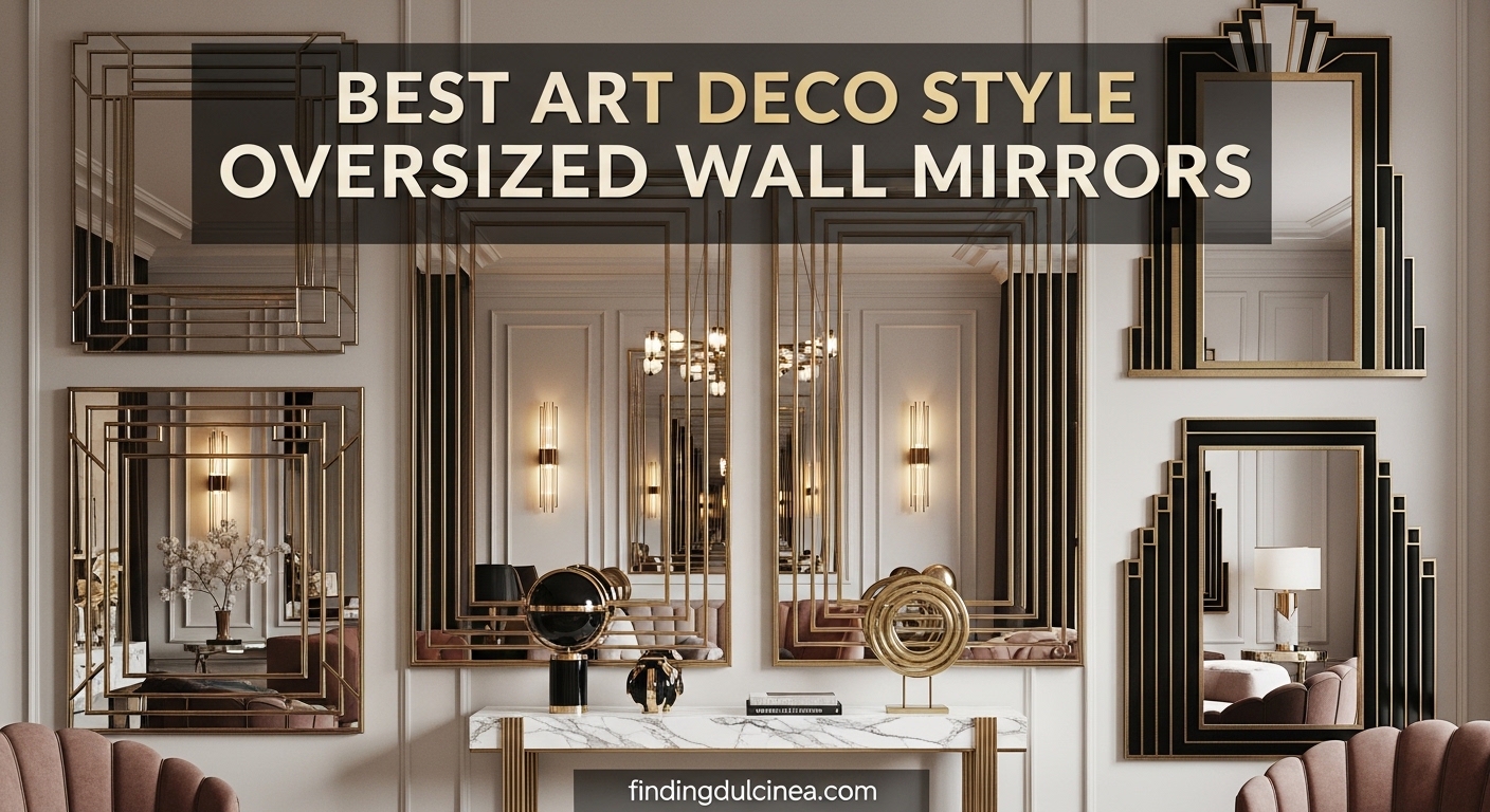 Best Art Deco Style Oversized Wall Mirrors