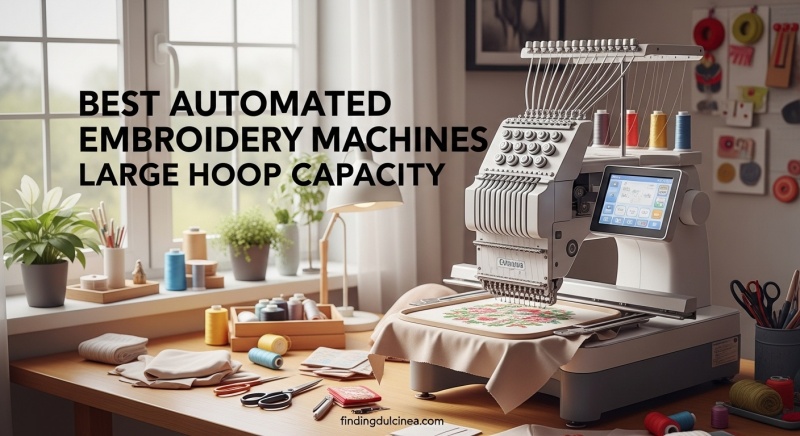 Best Automated Embroidery Machines with Large Hoop Capacity