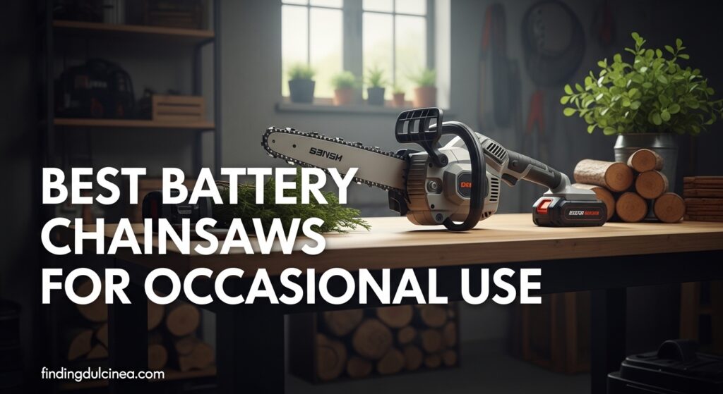Current image: Best Battery Chainsaws for Occasional Use