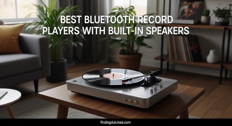 Best Bluetooth Record Players With Built-In Speakers