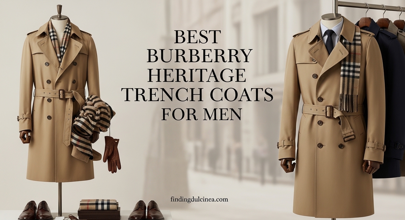 Best Burberry Heritage Trench Coats for Men