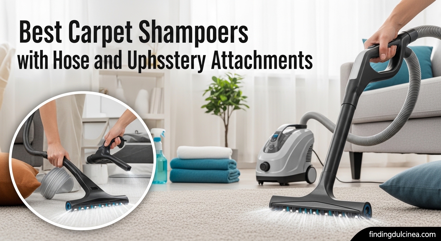 Best Carpet Shampooers with Hose and Upholstery Attachments