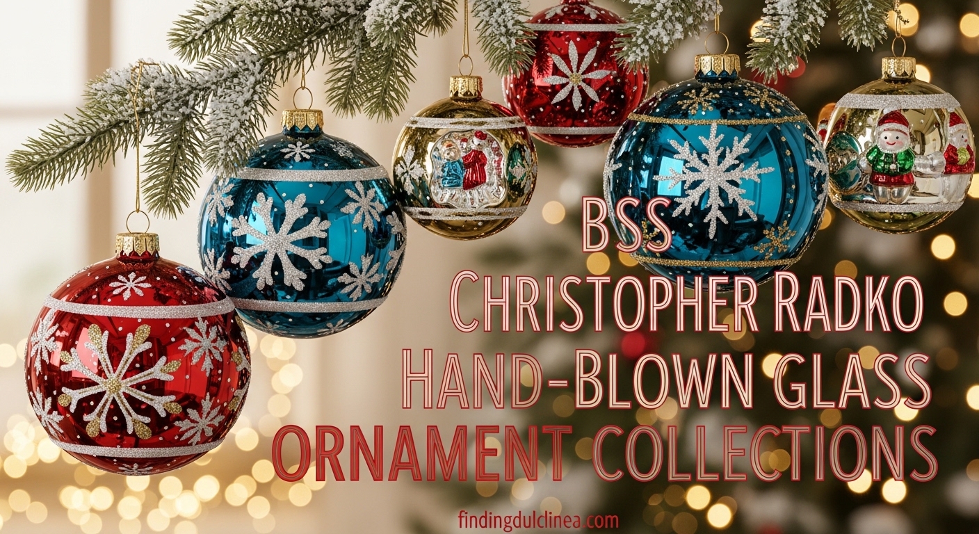 Best Christopher Radko Hand-Blown Glass Ornament Collections