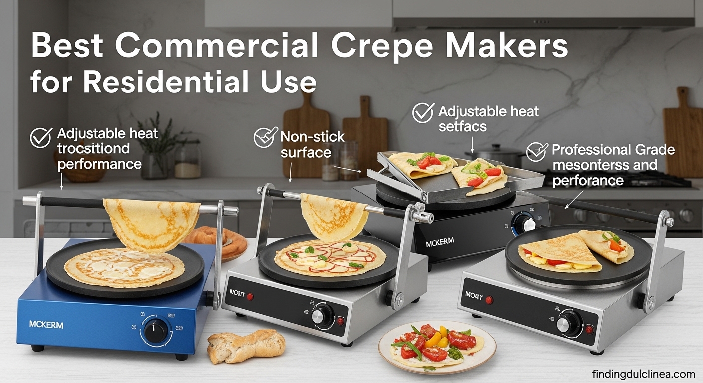 Best Commercial Crepe Makers for Residential Use