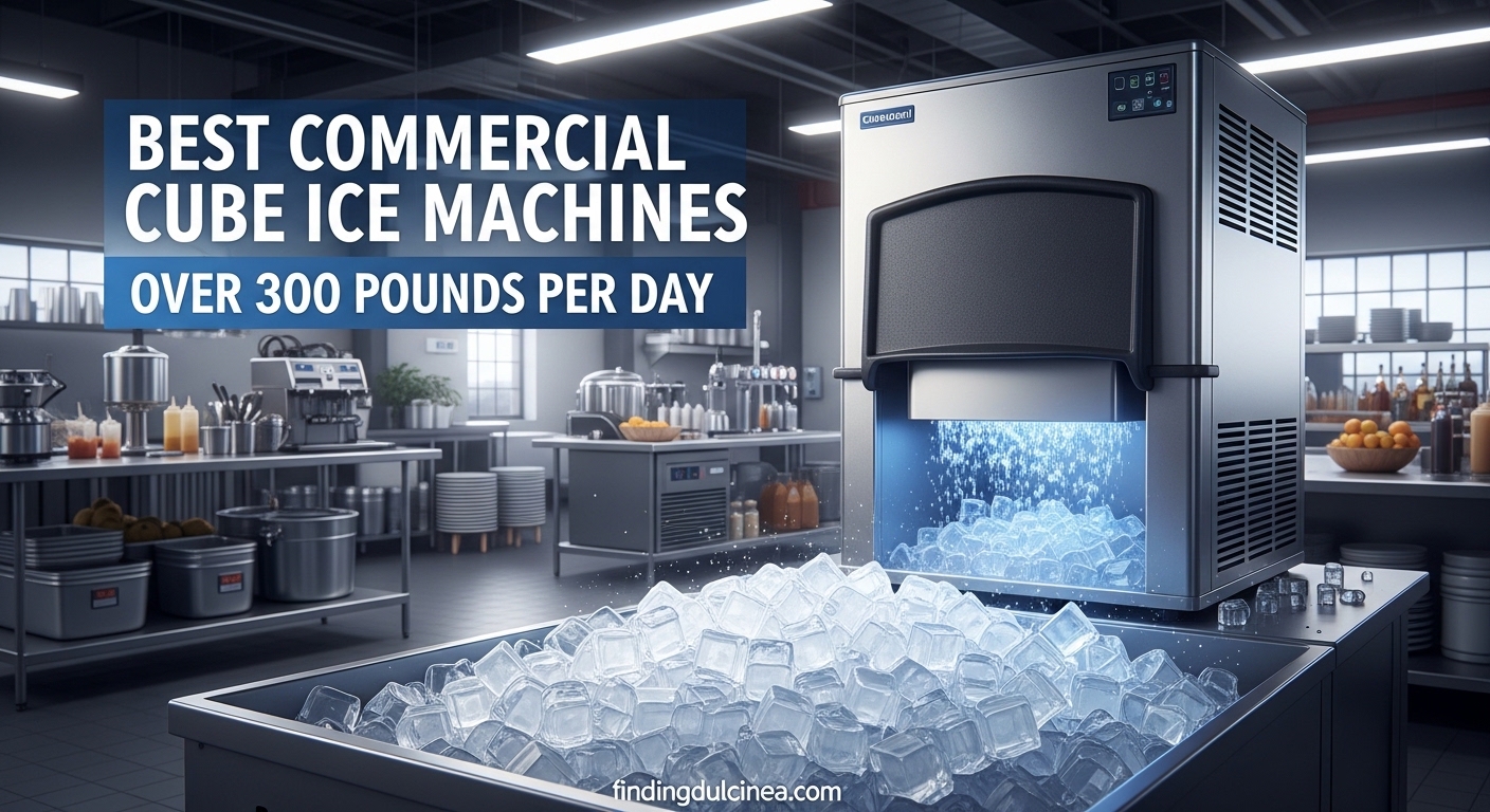Best Commercial Cube Ice Machines Over 300 Pounds Per Day