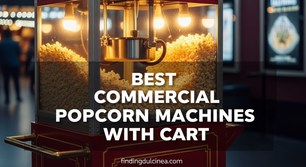 Current image: Best Commercial Popcorn Machines with Cart