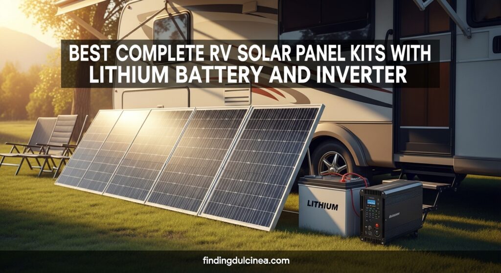Current image: Best Complete RV Solar Panel Kits with Lithium Battery and Inverter