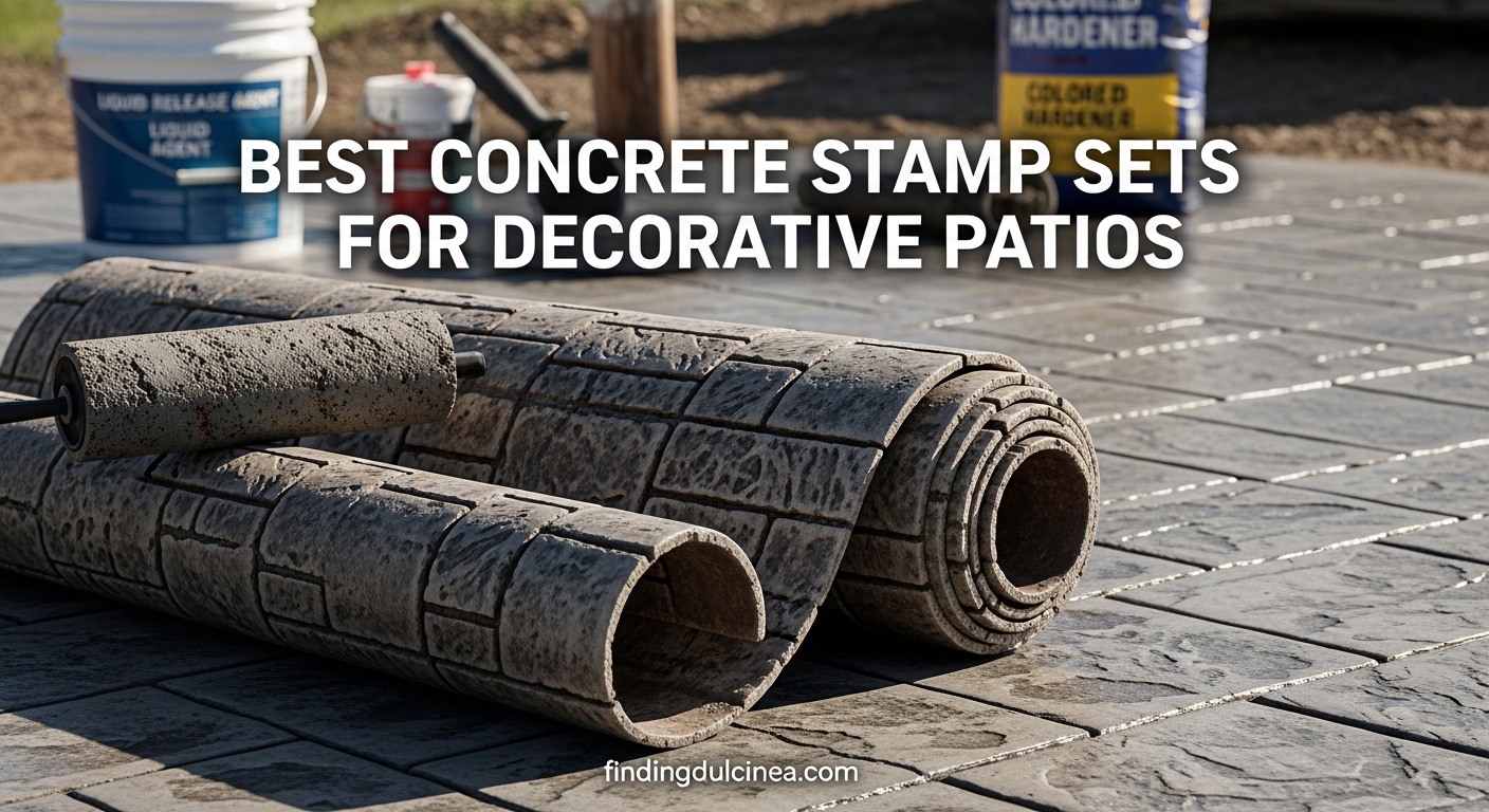 Best Concrete Stamp Sets for Decorative Patios