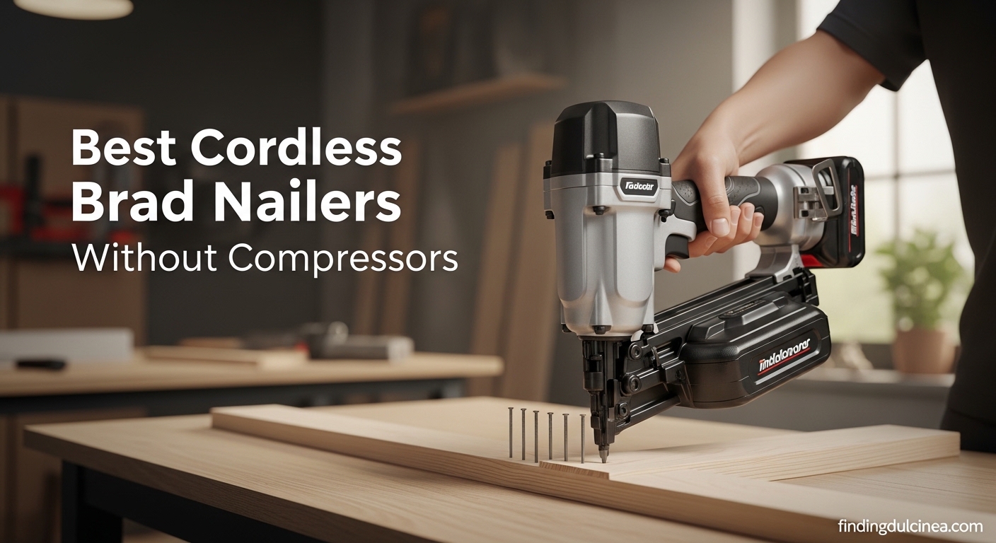 Best Cordless Brad Nailers Without Compressors