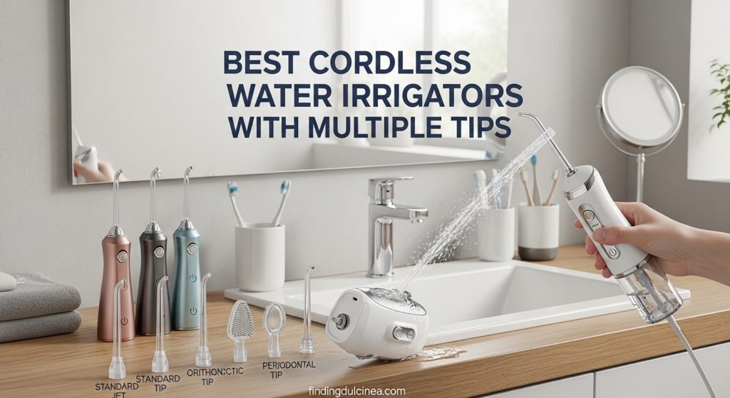 Current image: Best Cordless Water Irrigators with Multiple Tips
