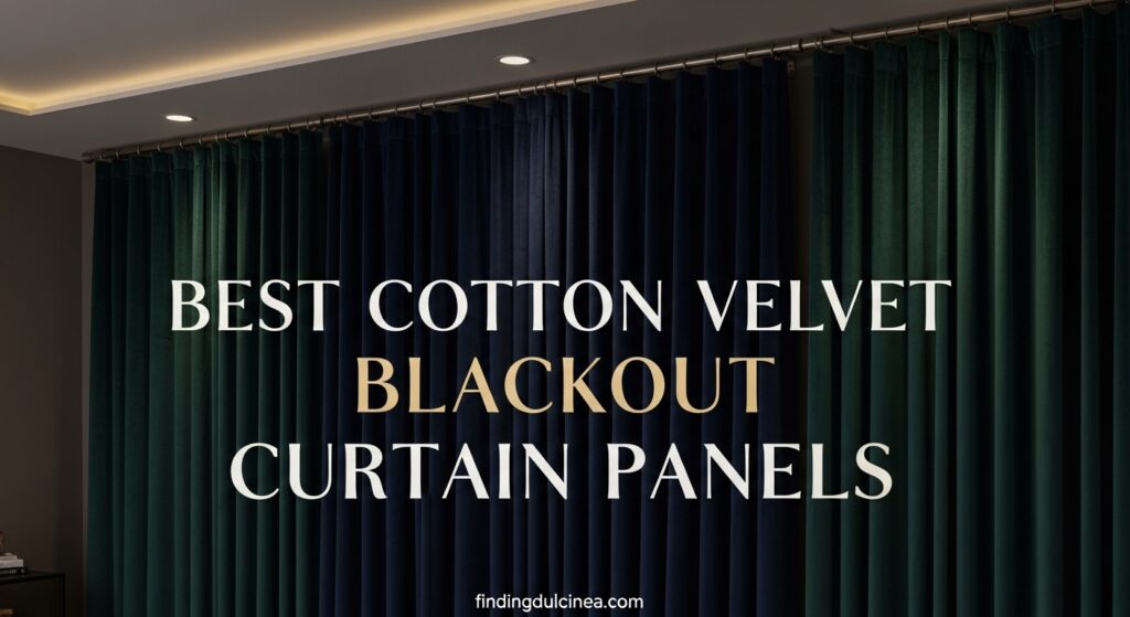 Current image: Best Cotton Velvet Blackout Curtain Panels