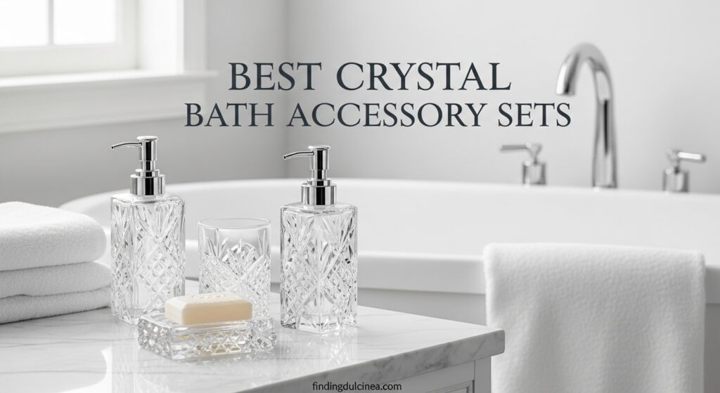 Current image: Best Crystal Bath Accessory Sets