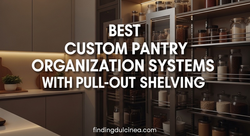 Best Custom Pantry Organization Systems with Pull-Out Shelving