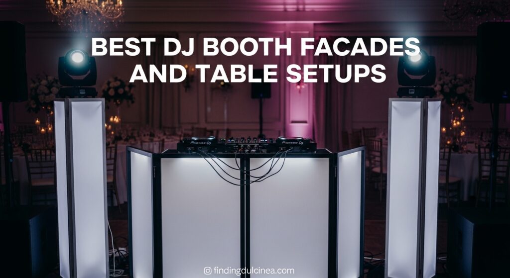 Current image: Best DJ Booth Facades and Table Setups