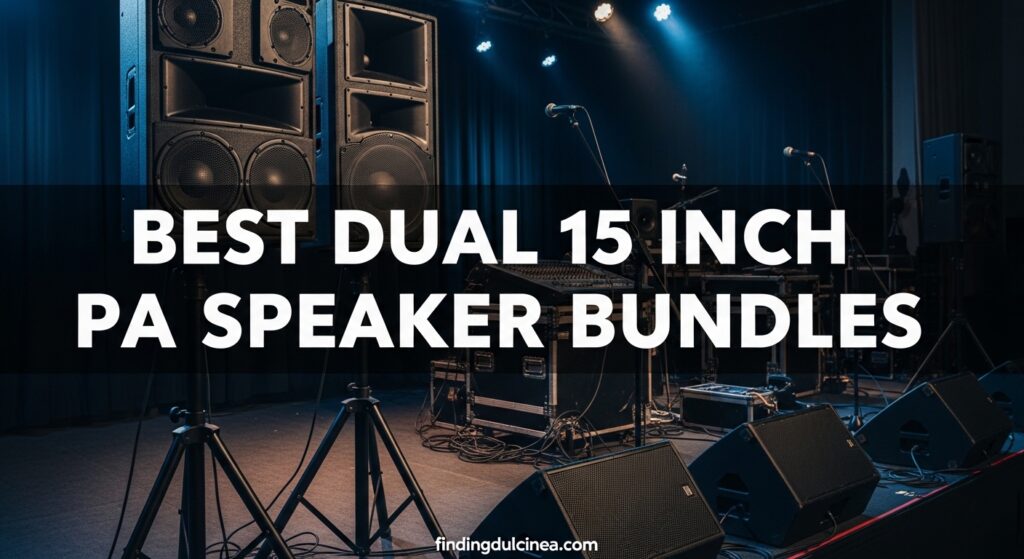 Current image: Best Dual 15 Inch PA Speaker Bundles