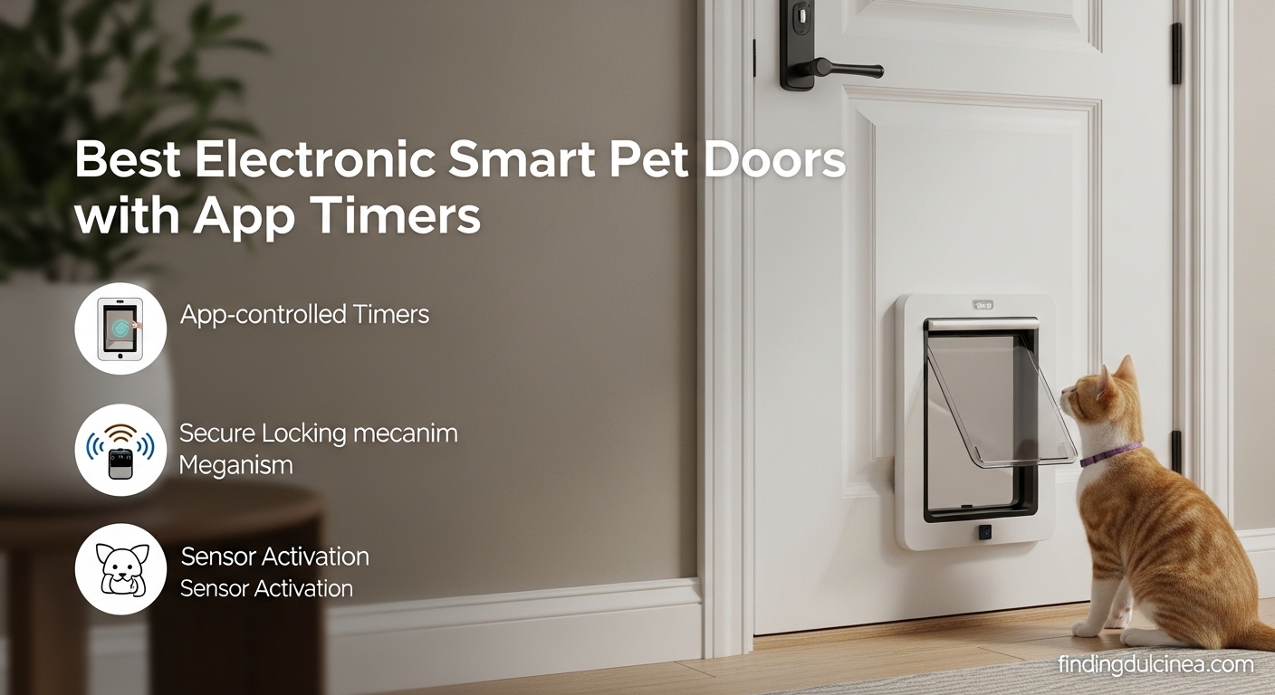 Best Electronic Smart Pet Doors with App Timers