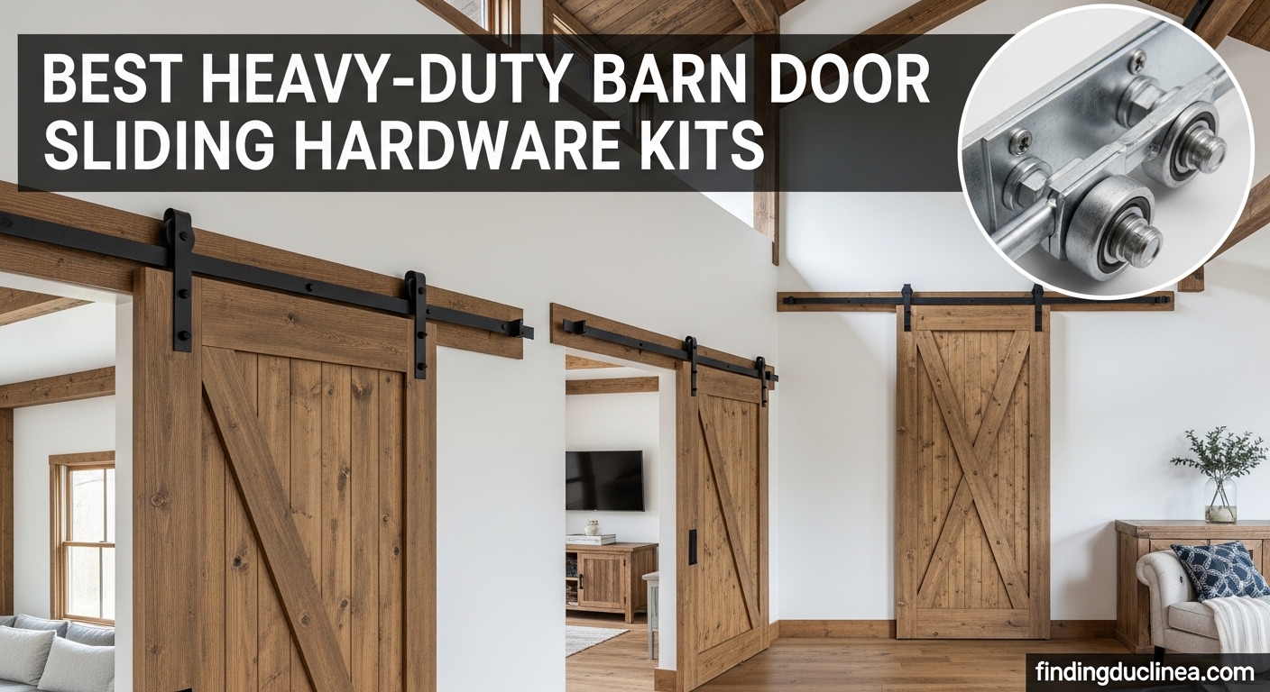 Best Heavy-Duty Barn Door Sliding Hardware Kits