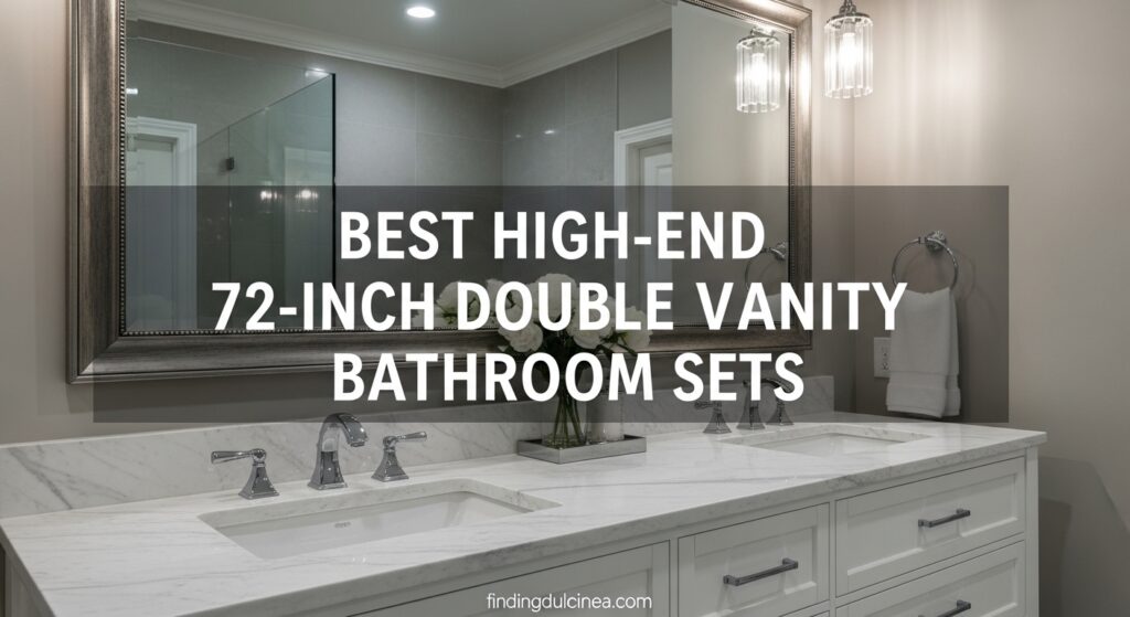 Current image: Best High-End 72-Inch Double Vanity Bathroom Sets