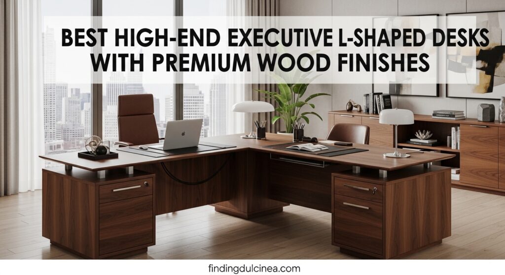 Current image: Best High-End Executive L-Shaped Desks with Premium Wood Finishes