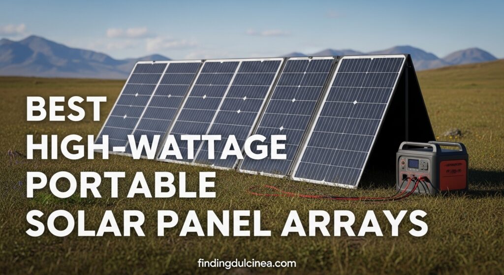 Current image: Best High-Wattage Portable Solar Panel Arrays