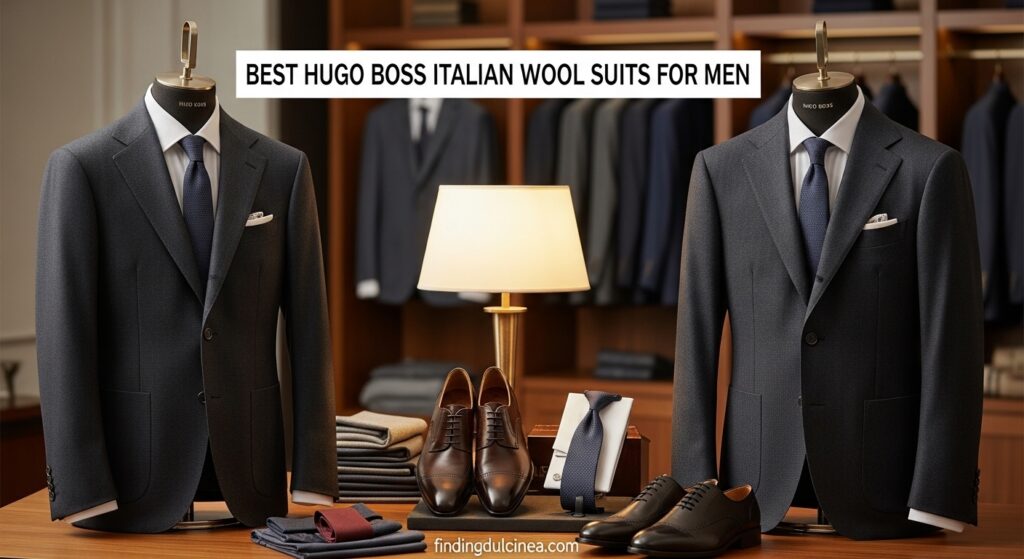 Current image: Best Hugo Boss Italian Wool Suits for Men