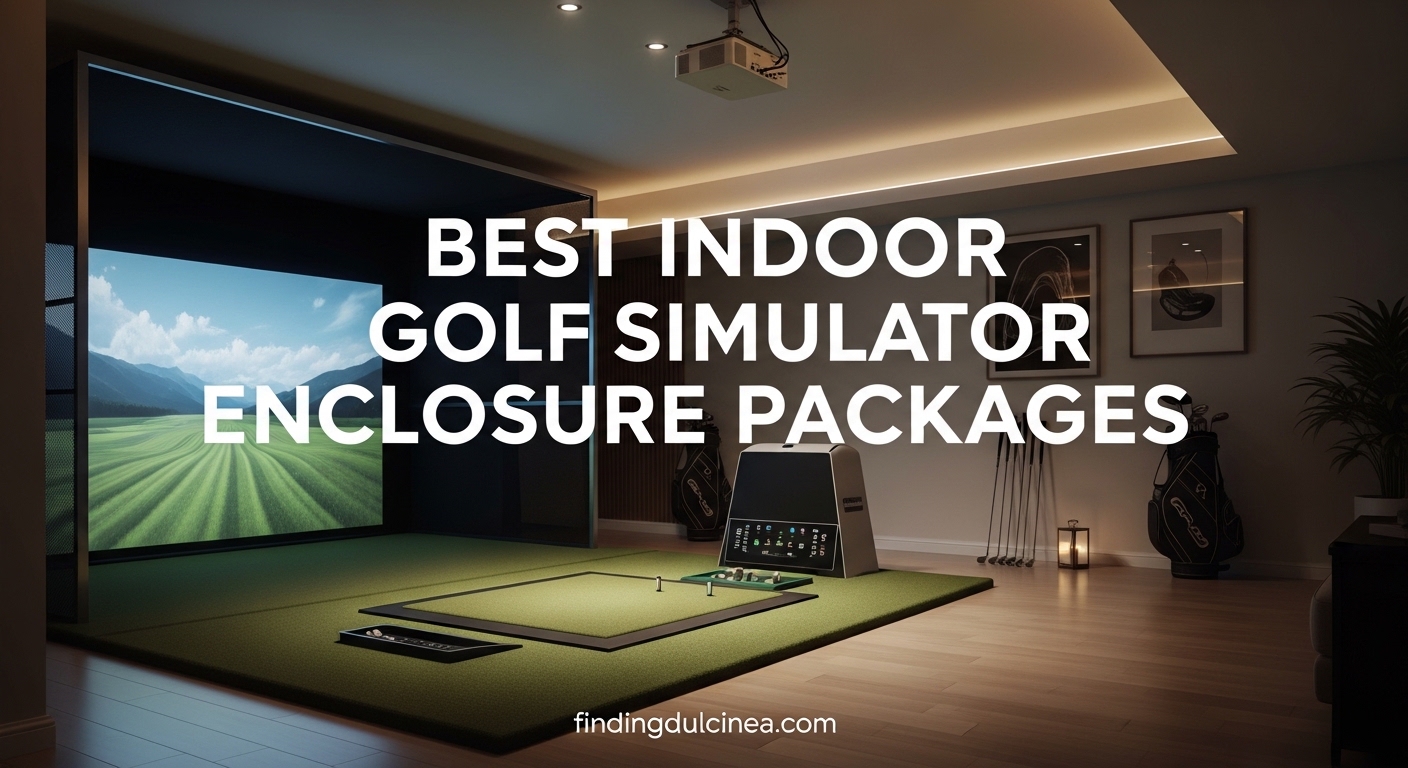 Best Indoor Golf Simulator Enclosure Packages