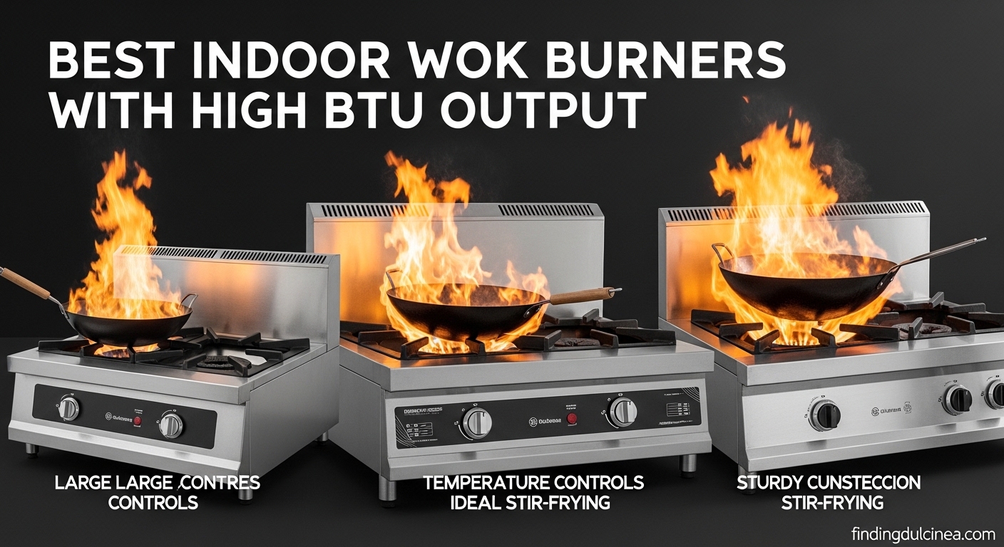 Best Indoor Wok Burners with High BTU Output