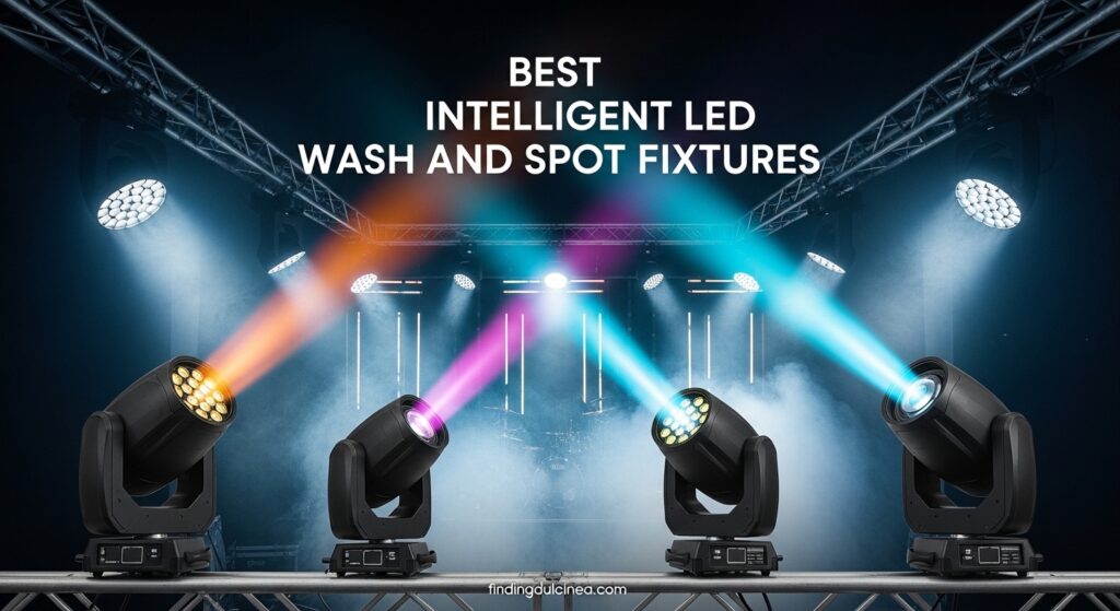 Current image: Best Intelligent LED Wash and Spot Fixtures for Mobile DJs