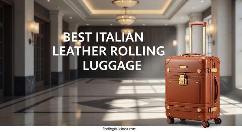 Best Italian Leather Rolling Luggage