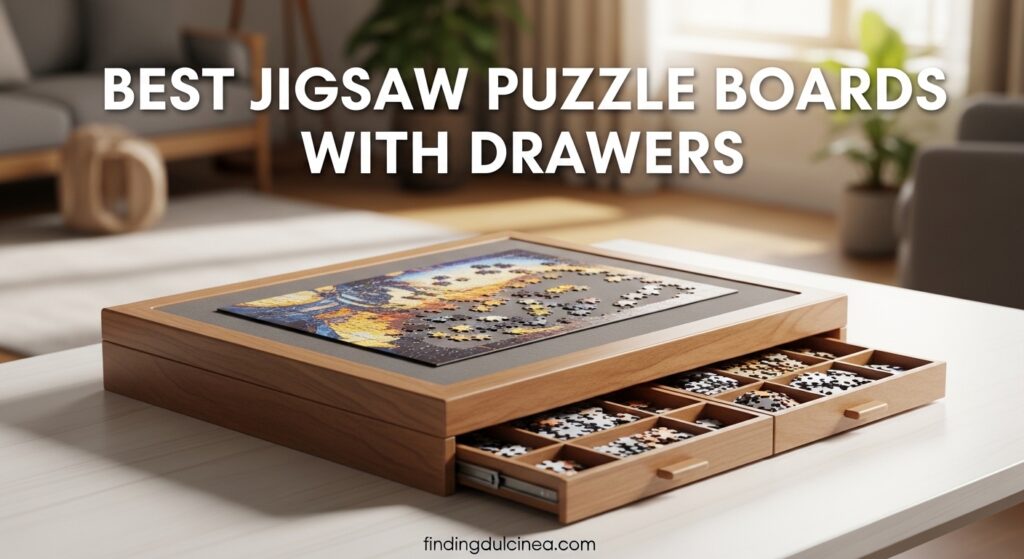 Current image: Best Jigsaw Puzzle Boards with Drawers