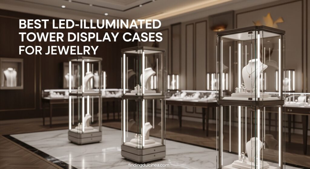 Current image: Best LED-Illuminated Tower Display Cases for Jewelry