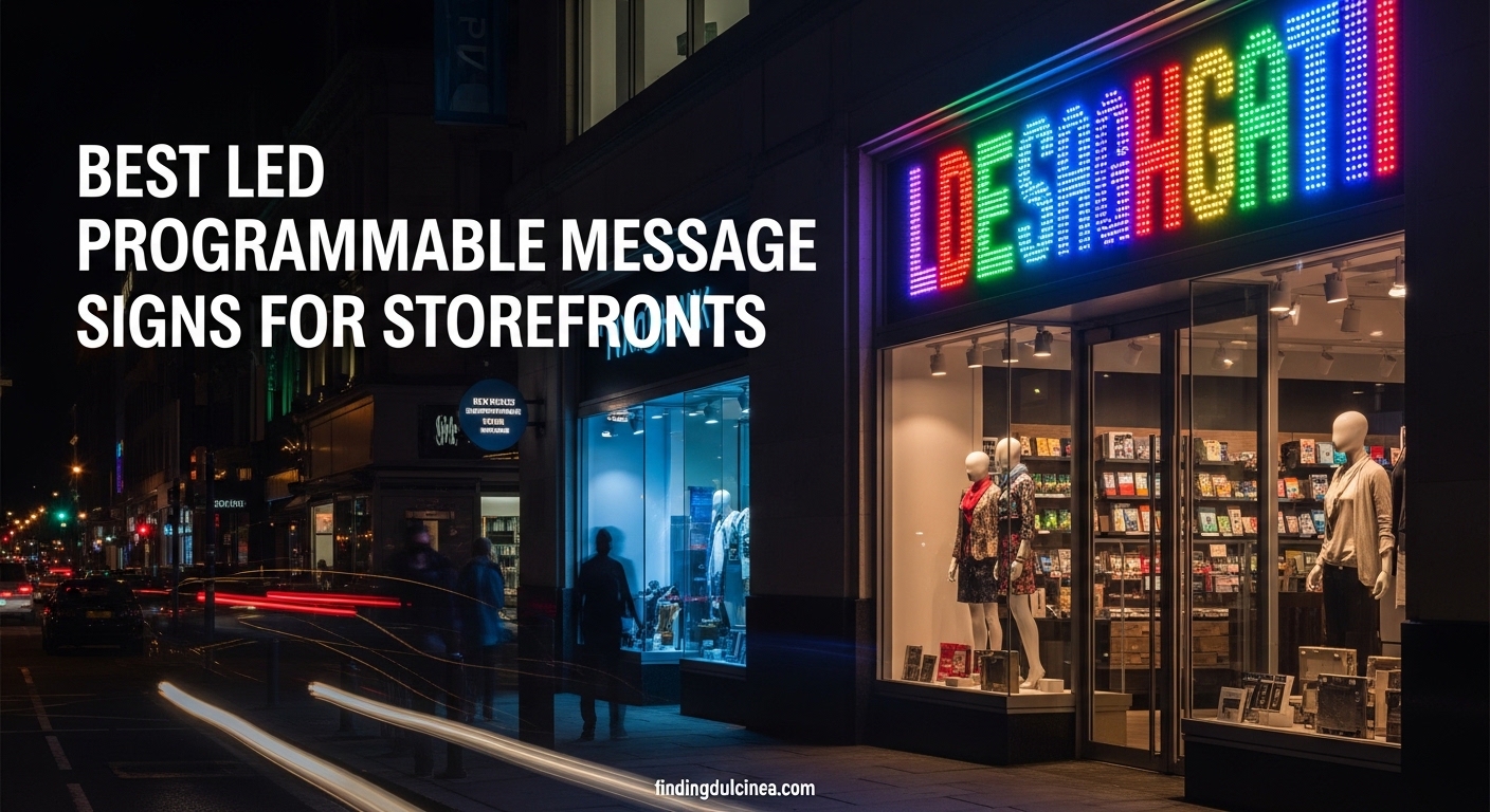 Best LED Programmable Message Signs for Storefronts