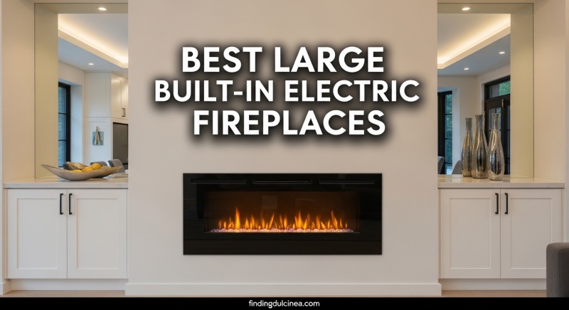 Best Large Built-In Electric Fireplaces