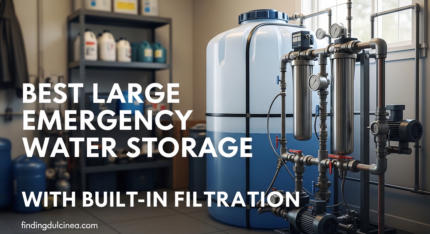 Best Large Emergency Water Storage Tanks with Built-In Filtration