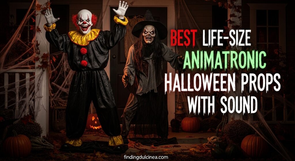 Current image: Best Life-Size Animatronic Halloween Props With Sound