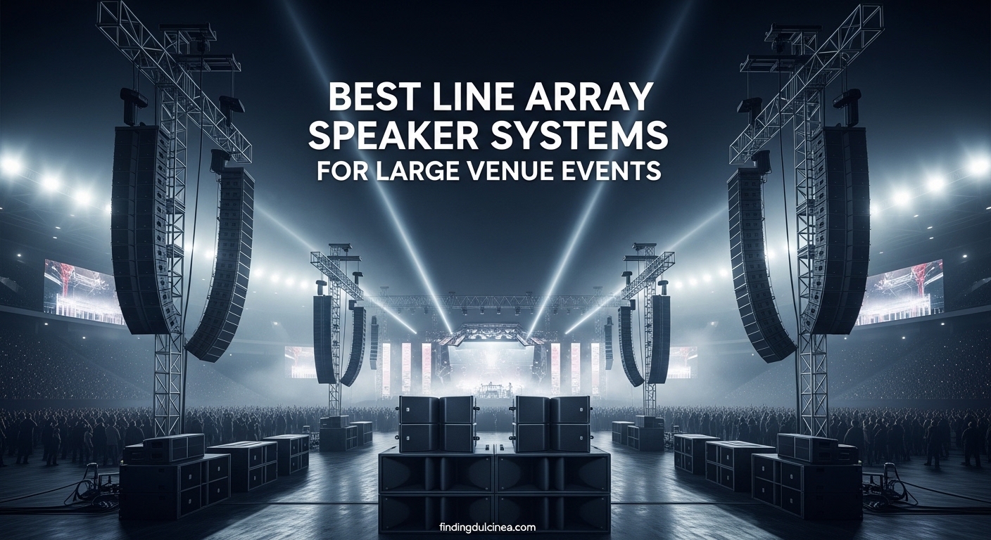 Best Line Array Speaker Systems for Large Venue Events