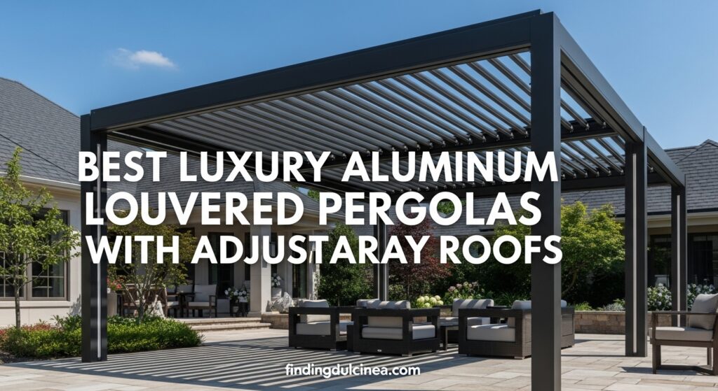 Current image: Best Luxury Aluminum Louvered Pergolas with Adjustable Roofs