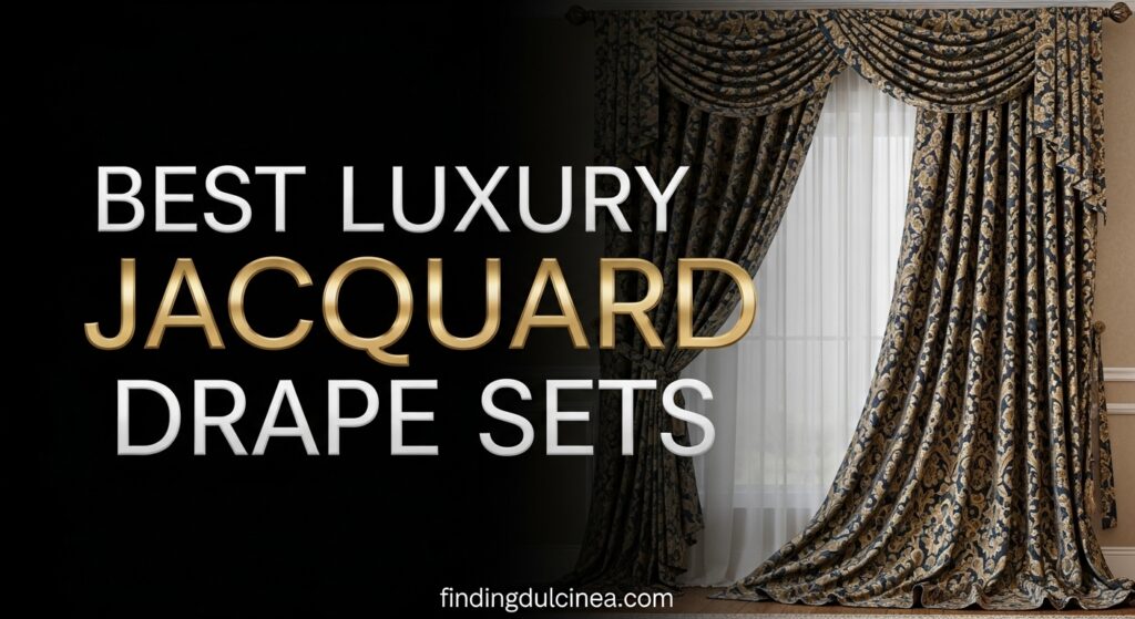 Current image: Best Luxury Jacquard Drape Sets
