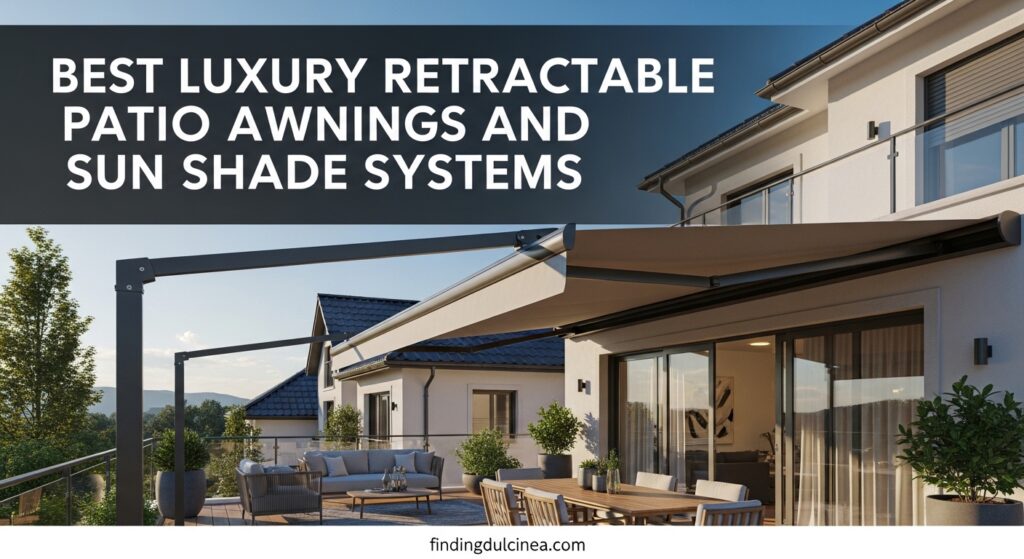 Current image: Best Luxury Retractable Patio Awnings and Sun Shade Systems