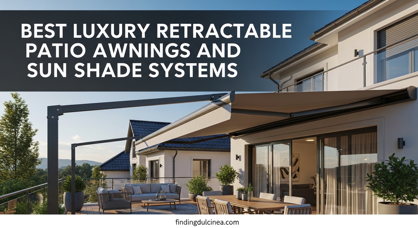 Best Luxury Retractable Patio Awnings and Sun Shade Systems