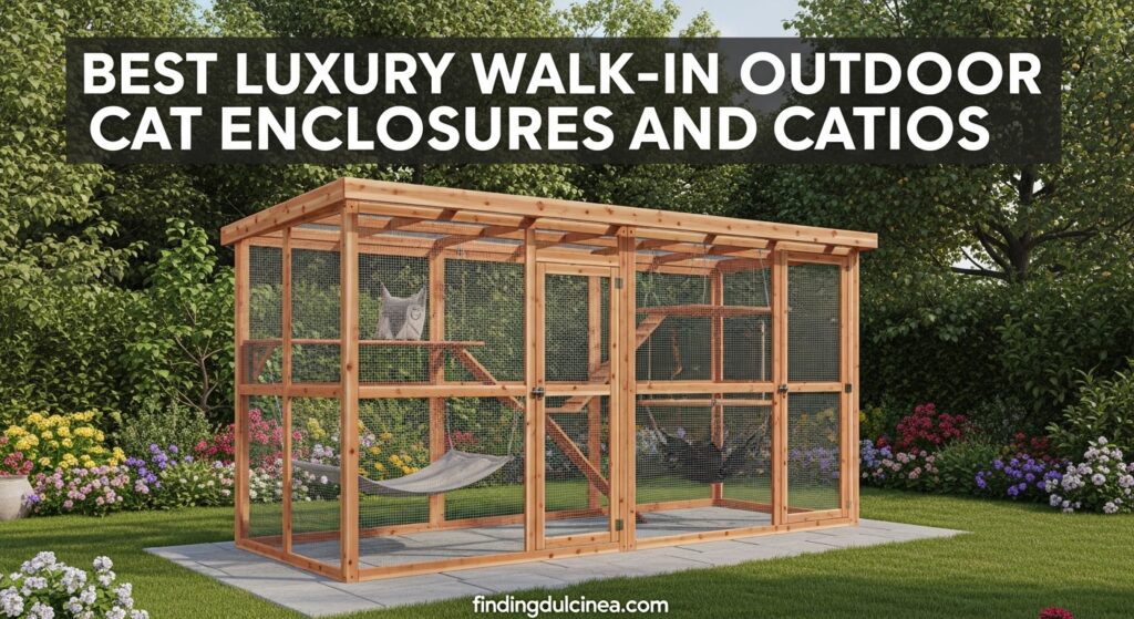 Current image: Best Luxury Walk-In Outdoor Cat Enclosures and Catios