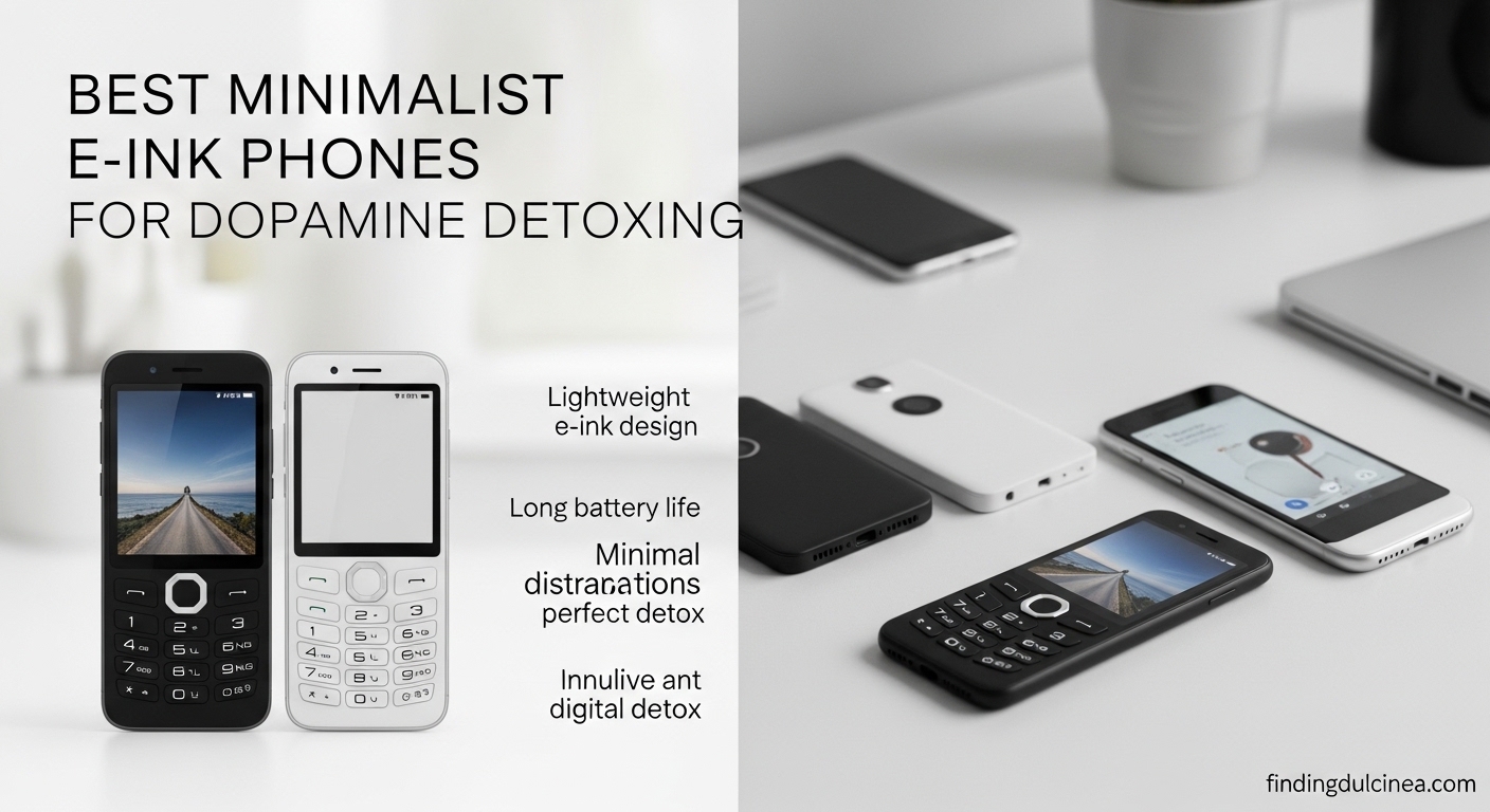 Best Minimalist E-Ink Phones for Dopamine Detoxing