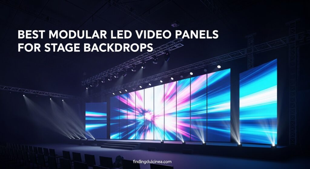 Current image: Best Modular LED Video Panels for Stage Backdrops