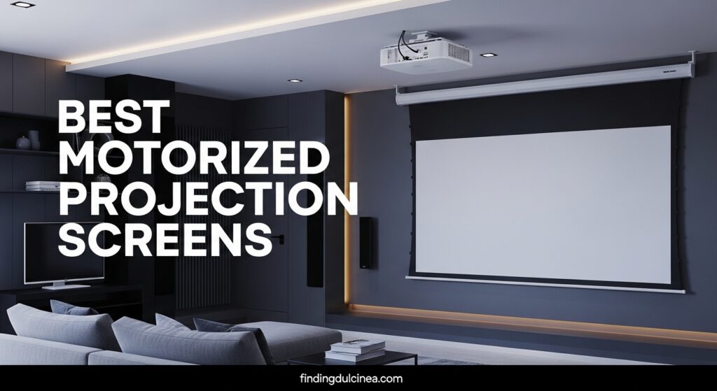 Current image: Best Motorized Projection Screens