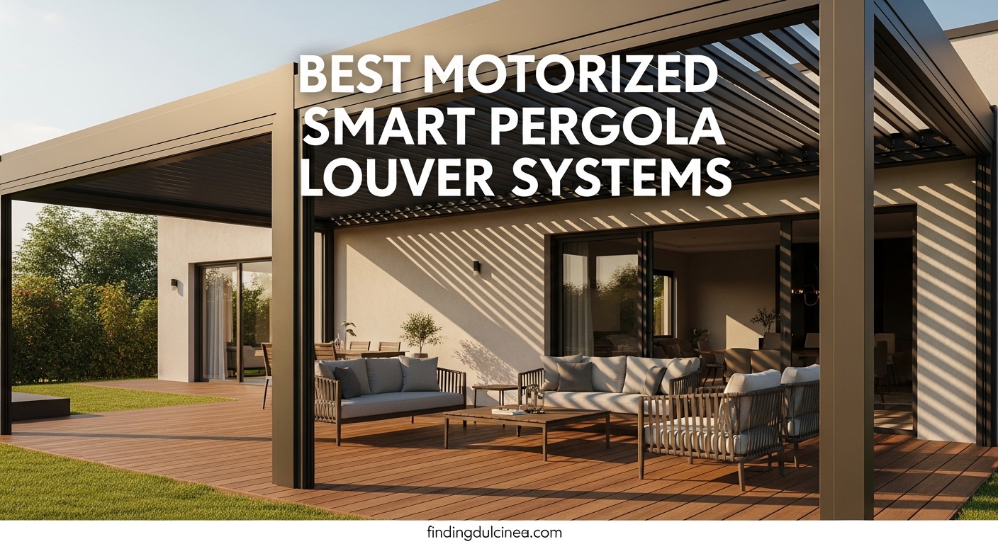 Best Motorized Smart Pergola Louver Systems