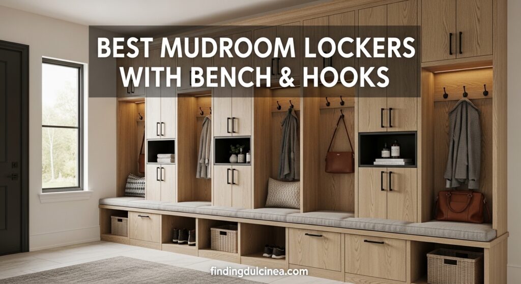 Current image: Best Mudroom Lockers with Bench & Hooks