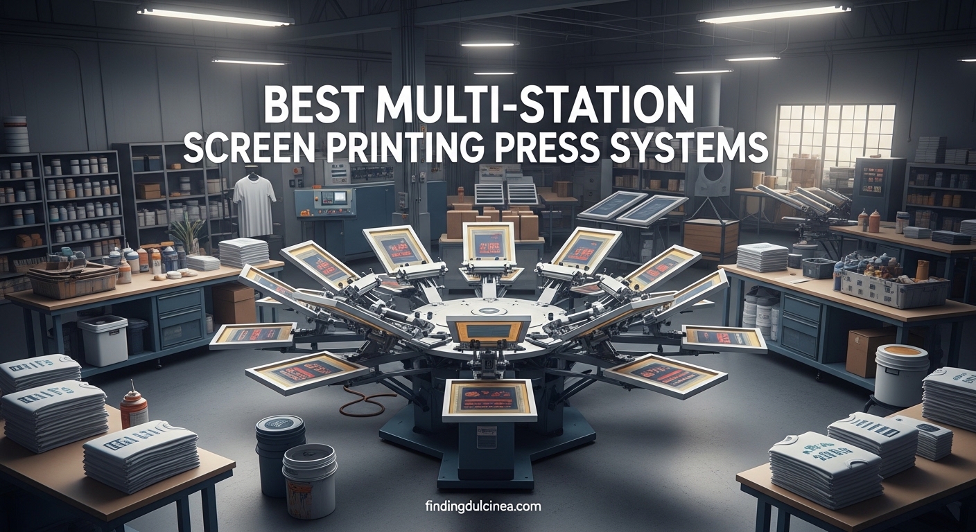 Best Multi-Station Screen Printing Press Systems