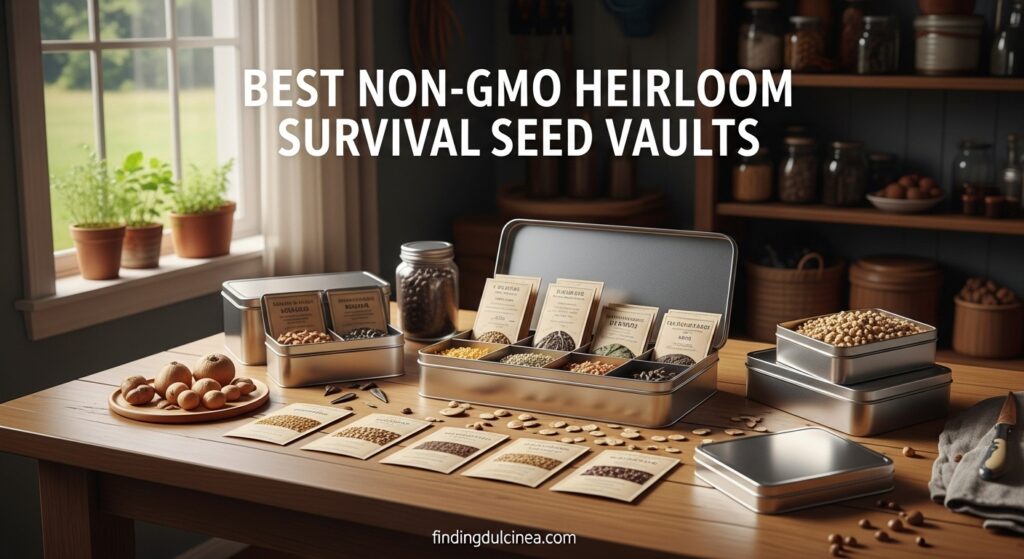 Current image: Best Non-GMO Heirloom Survival Seed Vaults